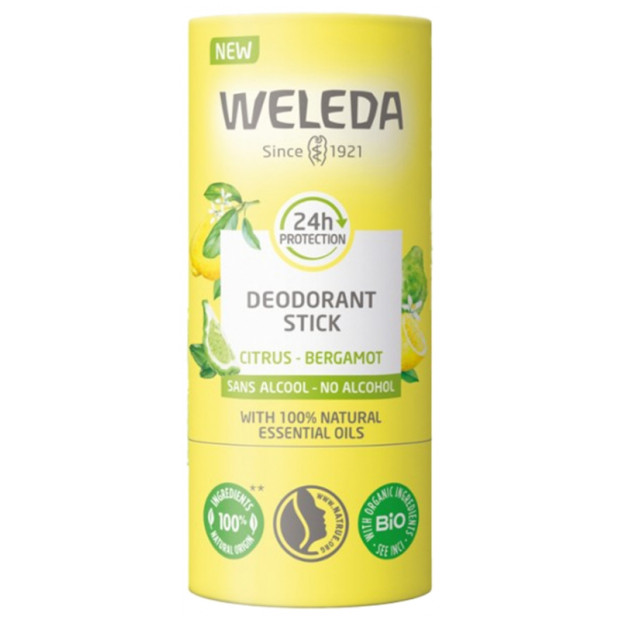 Weleda Déodorant Stick Citrus Bergamote, 50g| Parashop.com