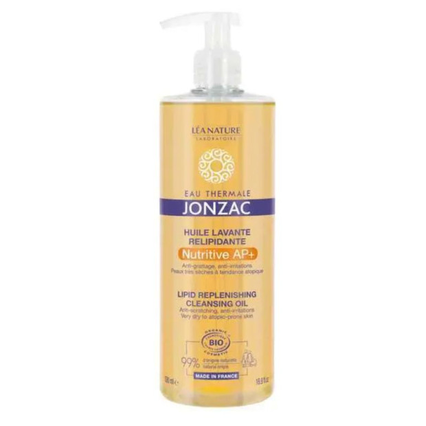 Jonzac NUTRITIVE AP+ Huile Lavante Relipidante BIO, 500ml| Parashop.com