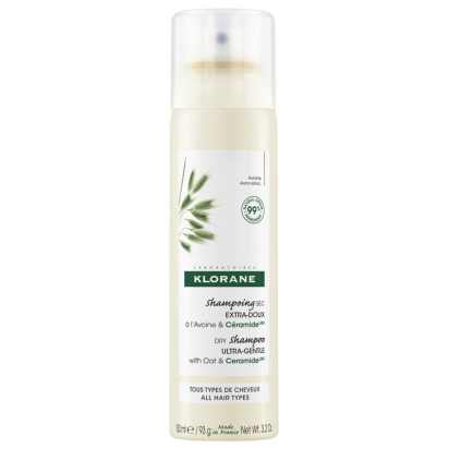 Klorane Shampoing Sec Extra-Doux au Lait d'Avoine & Céramide, 150ml | Parashop.com