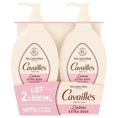 Rogé Cavailles L'INTIME Soin Lavant Intime Extra-doux, lot 2x500ml | Parashop.com