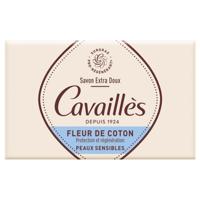 Rogé Cavailles Savon surgras extra-doux Fleur de Coton 150g | Parashop.com
