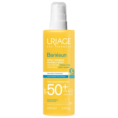 BARIÉSUN Spray Invisible SPF50+ Non Parfumé, 200 ml