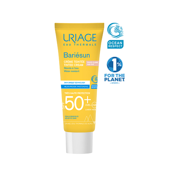 Uriage BARIÉSUN Crème Teintée SPF50+ Teinte Claire, 50 ml | Parashop.com