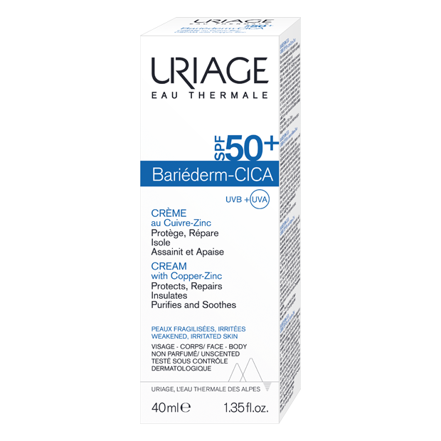 Uriage Bariéderm CICA Crème SPF50+ 40ml | Parashop.com