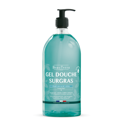 Beauterra Gel douche surgras aloe vera, 1L | Parashop.com