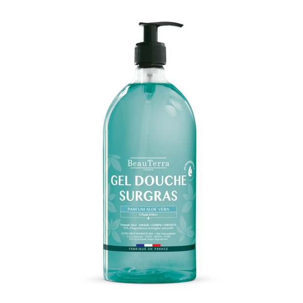 Beauterra Gel douche surgras aloe vera, 1L | Parashop.com