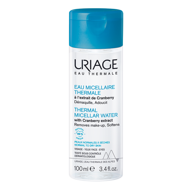 Uriage HYGIÈNE EAU MICELLAIRE THERMALE - Peaux normales à sèches, 100ml | Parashop.com