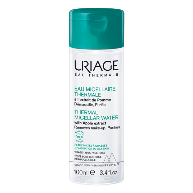 Uriage EAU MICELLAIRE THERMALE - Peaux mixtes à grasses, 100ml | Parashop.com