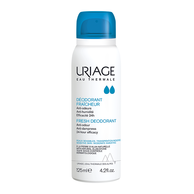 Uriage HYGIÈNE Déodorant Fraîcheur, 125ml | Parashop.com