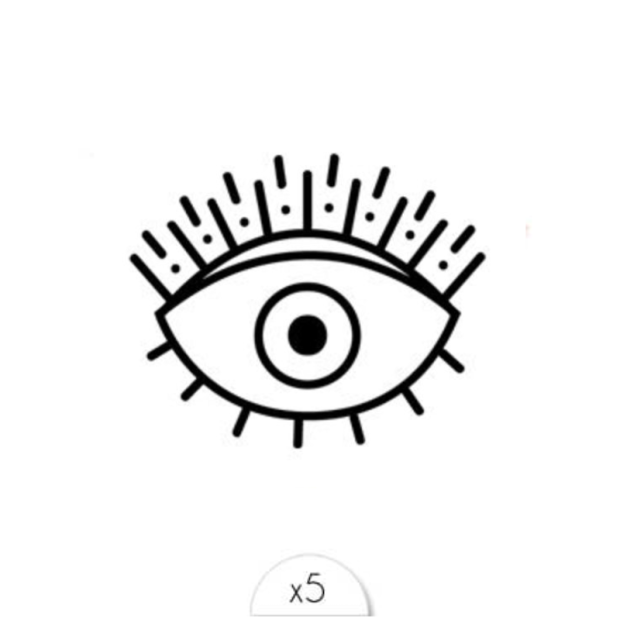 Tatouage Temporaire Oeil, X5