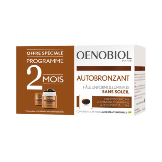 Autobronzant, lot 2x30 capsules