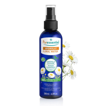 Puressentiel Eau Florale Hydrolat de Camomille Romaine bio, 200ml | Parashop.com