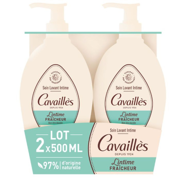 Soin Lavant Naturel Fraicheur, Lot 2X500ml