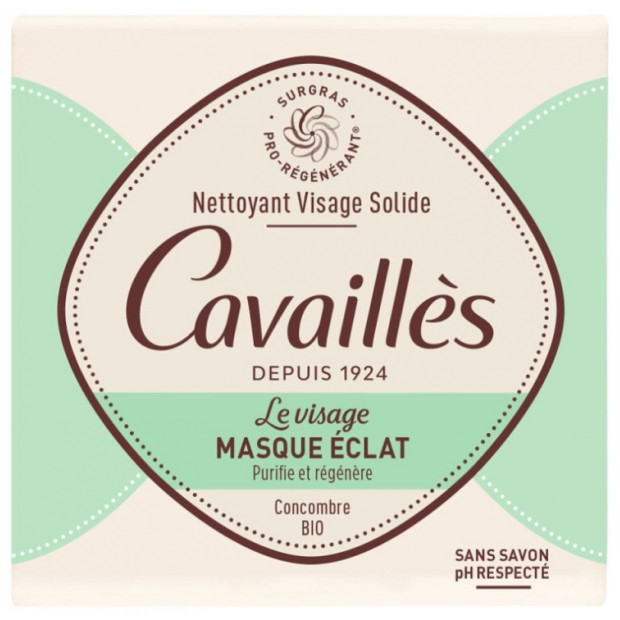 Rogé Cavailles Nettoyant visage solide masque, 70g | Parashop.com