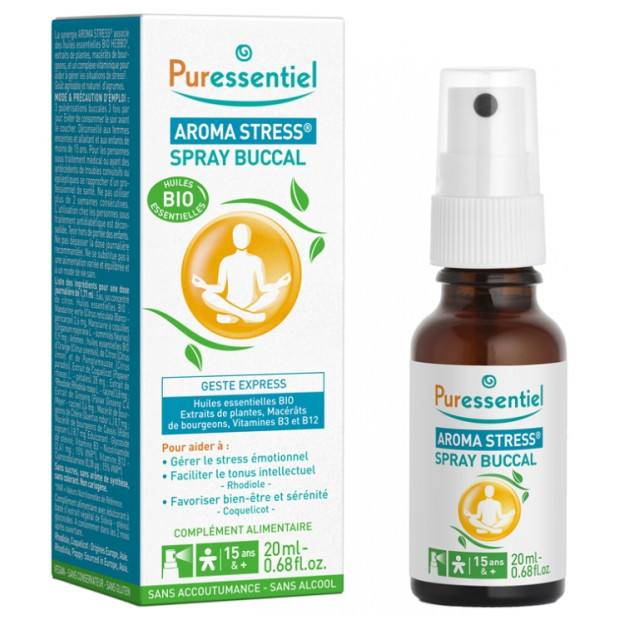 Puressentiel AROMA STRESS Spray Buccal, 20ml | Parashop.com