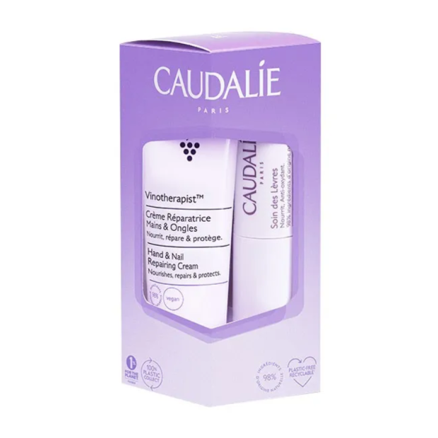 Duo Crème Mains Et Ongles Vinotherapist 30ml + Soin Lèvres 4.5G