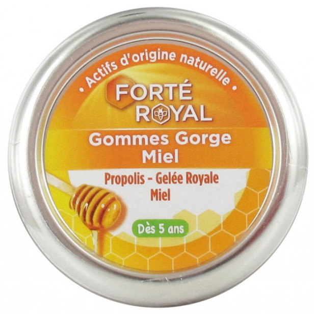 Forte Pharma Forté Royal Gommes Gorge Miel, 45g | Parashop.com