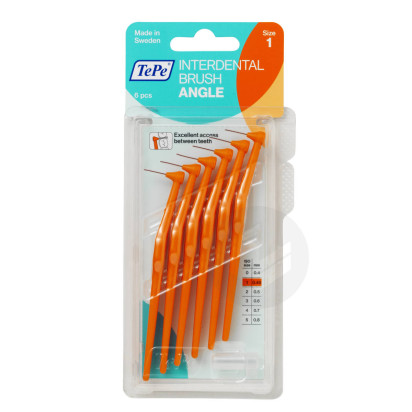 Brossettes Interdentaires Angle 0.45 mm, x6