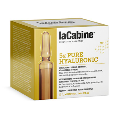 La Cabine 5xPure Hyaluronic Ampoules, 10x2ml La Cabine | Parashop.com