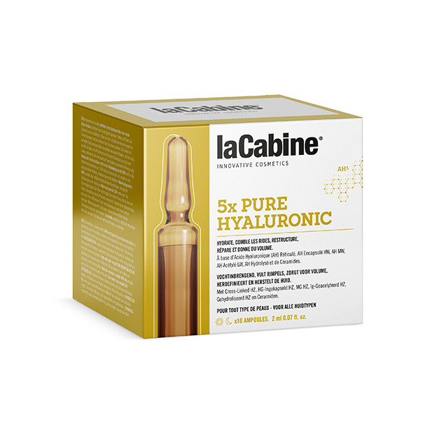 La Cabine 5xPure Hyaluronic Ampoules, 10x2ml La Cabine | Parashop.com