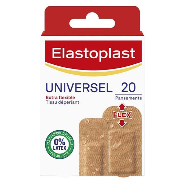 PANSEMENTS FLEXIBLES, 20 pansements Flexibles Elastoplast - Parashop