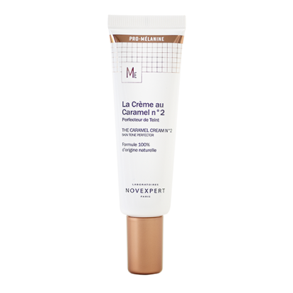 Novexpert LA GAMME PRO-MÉLANINE, La Crème au Caramel, Eclat Doré, 30ml | Parashop.com