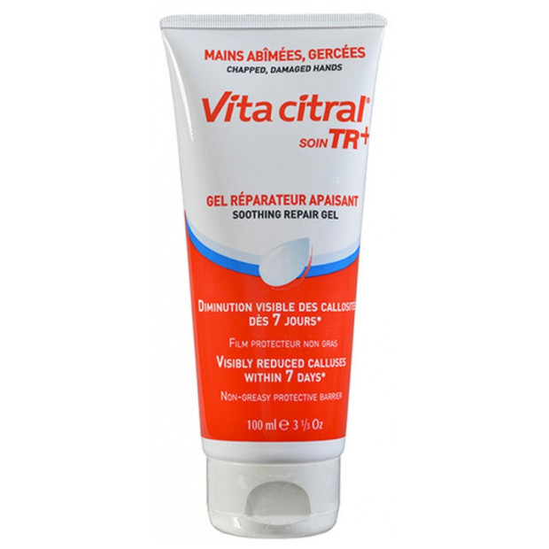 Vitacitral SOIN TR+ Gel Très Réparateur Mains Abîmées, 100ml | Parashop.com