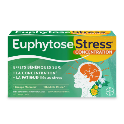 EUPHYTOSE ZEN Stress, 30 Comprimés Bayer - Parashop