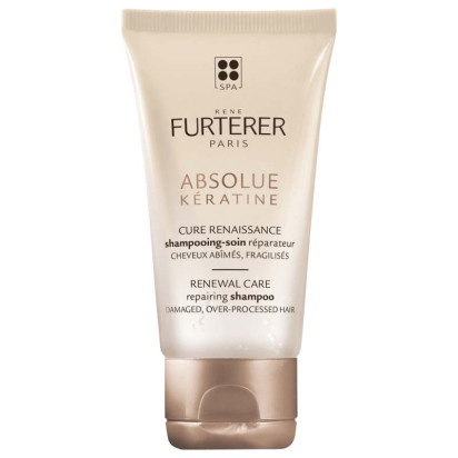 ABSOLUE KERATINE Cure renaissance shampoing soin réparateur cheveux abîmés fragilisés, 50ml
