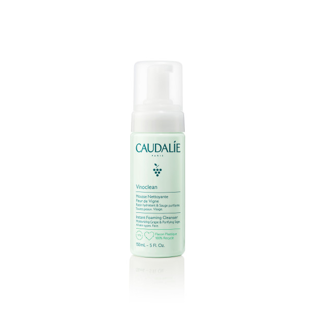 Caudalie VINOCLEAN Mousse Nettoyante Fleur de Vigne, lot 2x150ml | Parashop.com