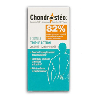 ARTICULATIONS Formule triple action, 120 comprimés Chondrosteo - Parashop