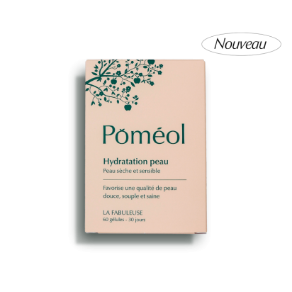 Poméol LA FABULEUSE Hydratation anti peau sèche et fragile, 60 gélules