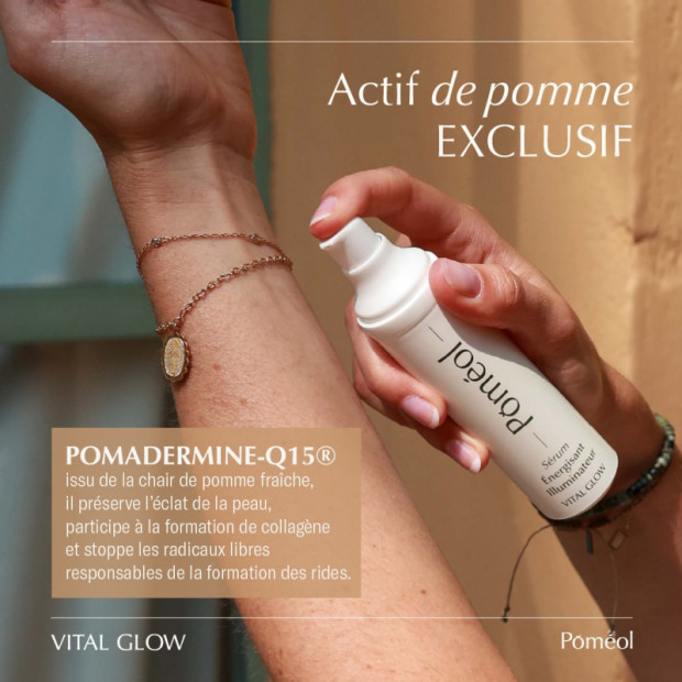 Poméol VITAL GLOW Sérum énergisant illuminateur, 50ml | Parashop.com