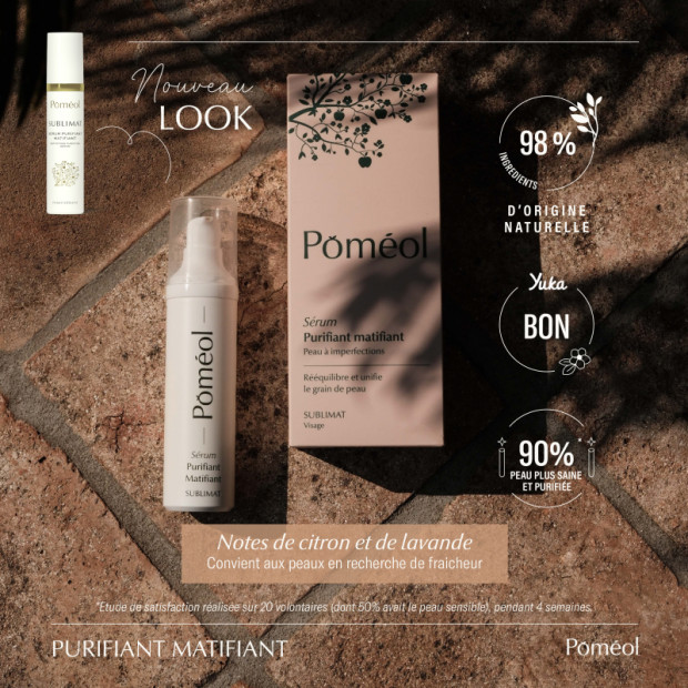 Poméol SUBLIMAT Sérum purifiant matifiant, 50ml | Parashop.com