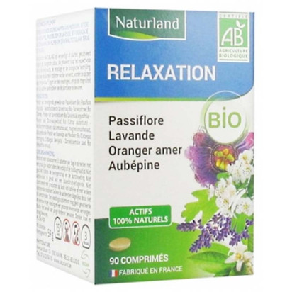 Complexe Relaxation BIO. Boîte 90 comprimés Naturland - Parashop