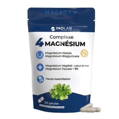 Inolab Magform complexe 4 magnésium, 120 gélules | Parashop.com