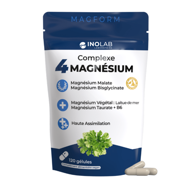 Inolab Magform complexe 4 magnésium, 120 gélules | Parashop.com