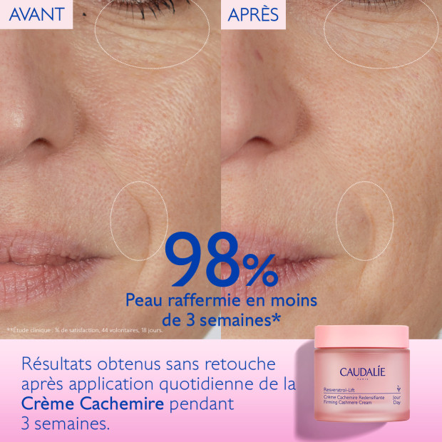 CAUDALIE RESVERATROL-LIFT Crème Cachemire Redensifiante, 50ml | Parashop.com