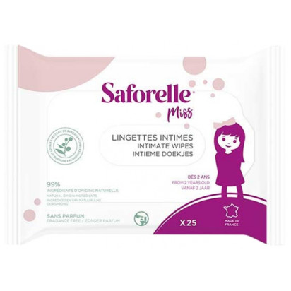 Saforelle MISS Lingettes intimes, 25 lingettes | Parashop.com