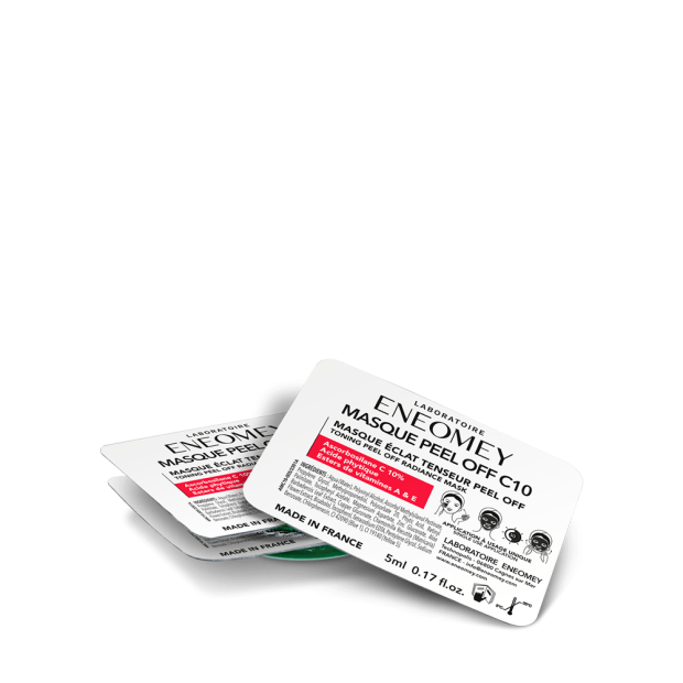 Masque Peel Off C10 Masque Éclat Tenseur Peel Off, 6X5ml