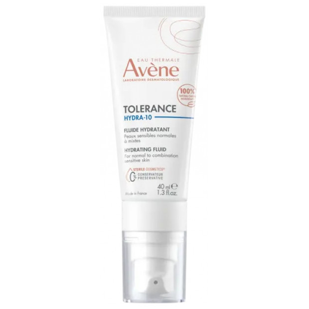 Avene Tolérance Hydra-10 Fluide Hydratant, 40ml | Parashop.com