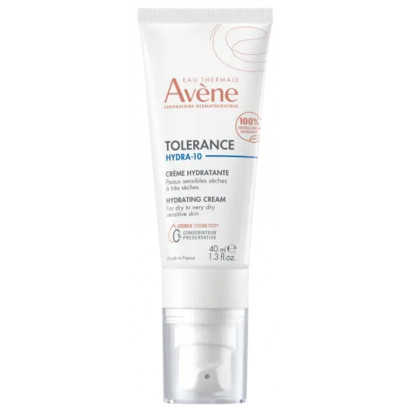 Avene Tolérance Hydra-10 Crème Hydratante, 40ml | Parashop.com