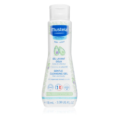 Mustela Gel lavant bébé à l'avocat BIO, 100ml | Parashop.com