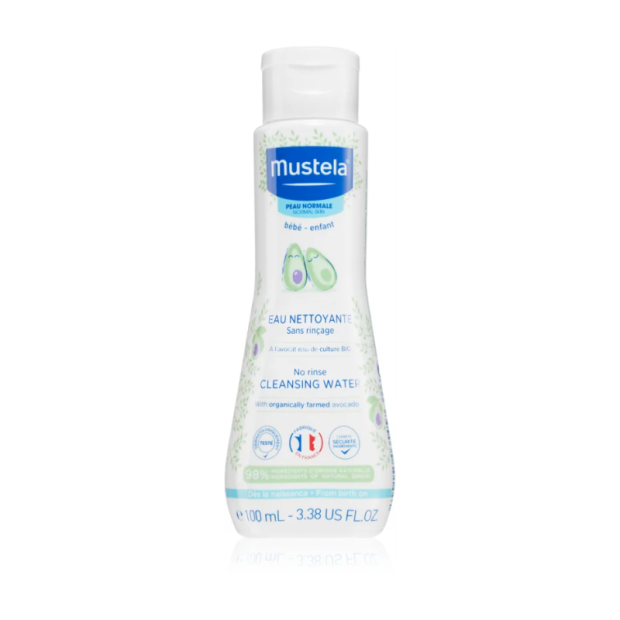 Mustela Eau nettoyante bébé sans rinçage à l'avocat BIO, 100ml | Parashop.com