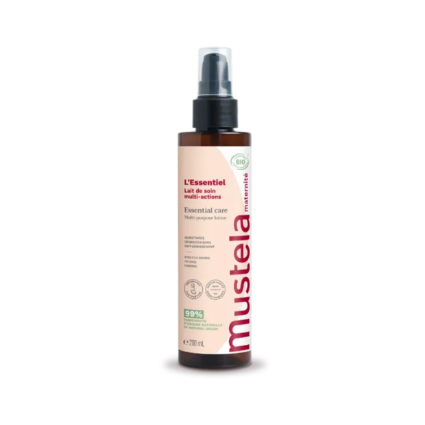 MATERNITÉ L'Essentiel Lait de Soin Multi-Actions Vergetures Bio, 200ml | Parashop.com