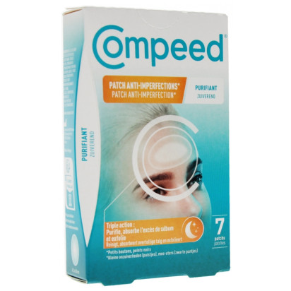 Compeed Patch Anti-Imperfections Purifiant Nuit, 7 Patchs | Parashop.com