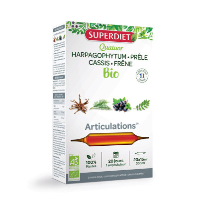 Quatuor articulation bio, 20 ampoules Super Diet - Parashop