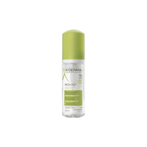 A-Derma BIOLOGY Mousse Nettoyante Dermatologique Hydra-Protectrice Bio | Parashop.com