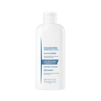 Ducray SQUANORM Shampoing Traitant Pellicules Sèches, 200ml | Parashop.com