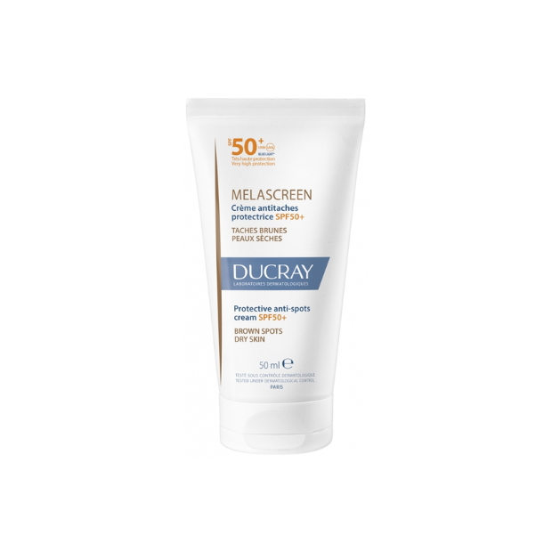 Ducray MELASCREEN Crème Anti-Taches Protectrice SPF50+ Peaux Sèches, 50ml | Parashop.com